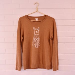 J crew alpaca crew neck sweater